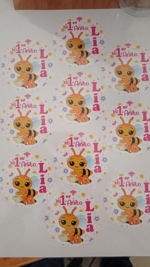 Planilla de stickers de  vinil impreso - Imagen 6