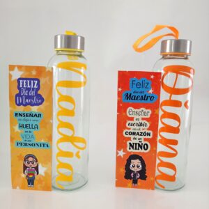 Botellas de vidrio con Separador de Libros