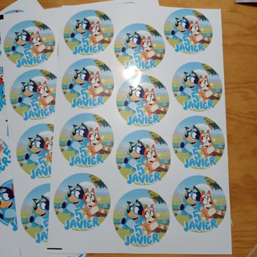 Planilla de stickers de  vinil impreso - Imagen 2