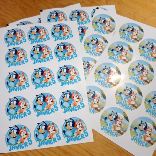 Planilla de stickers de  vinil impreso - Imagen 3